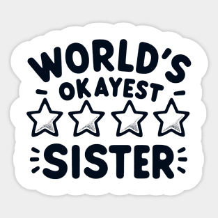 Sisterly Charm Rating Sticker